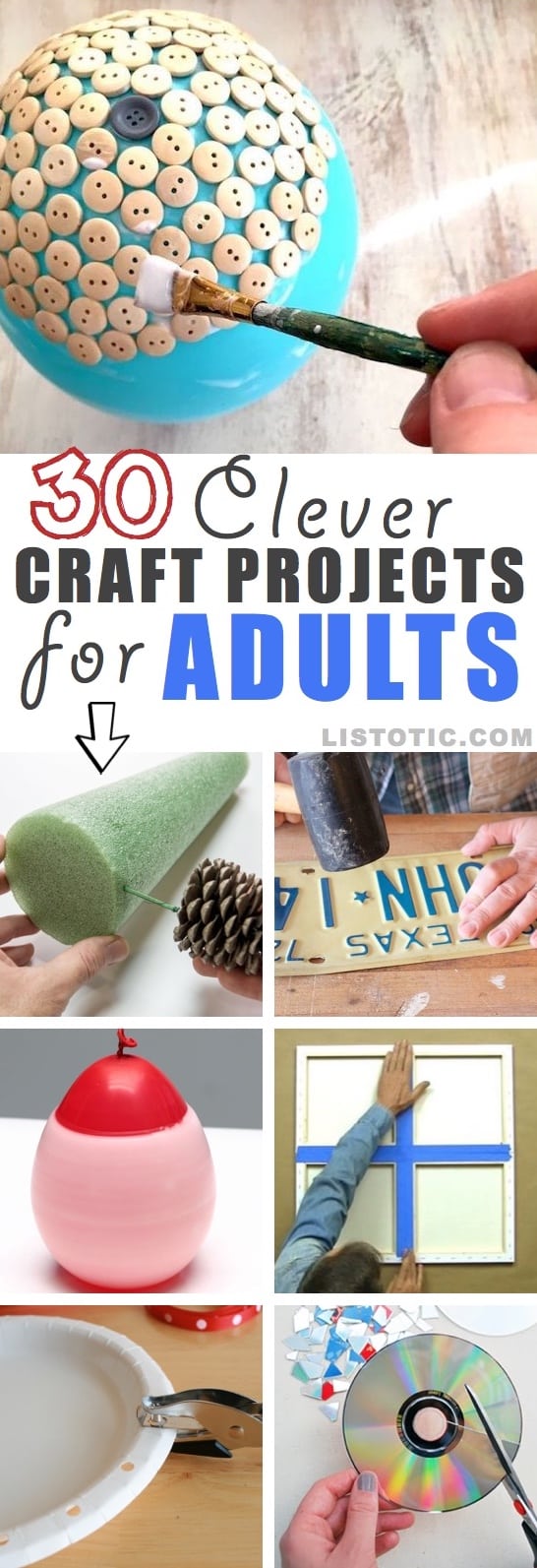 Crafts for Adults - Fun crafts, easy art techniques and simple DIY projects