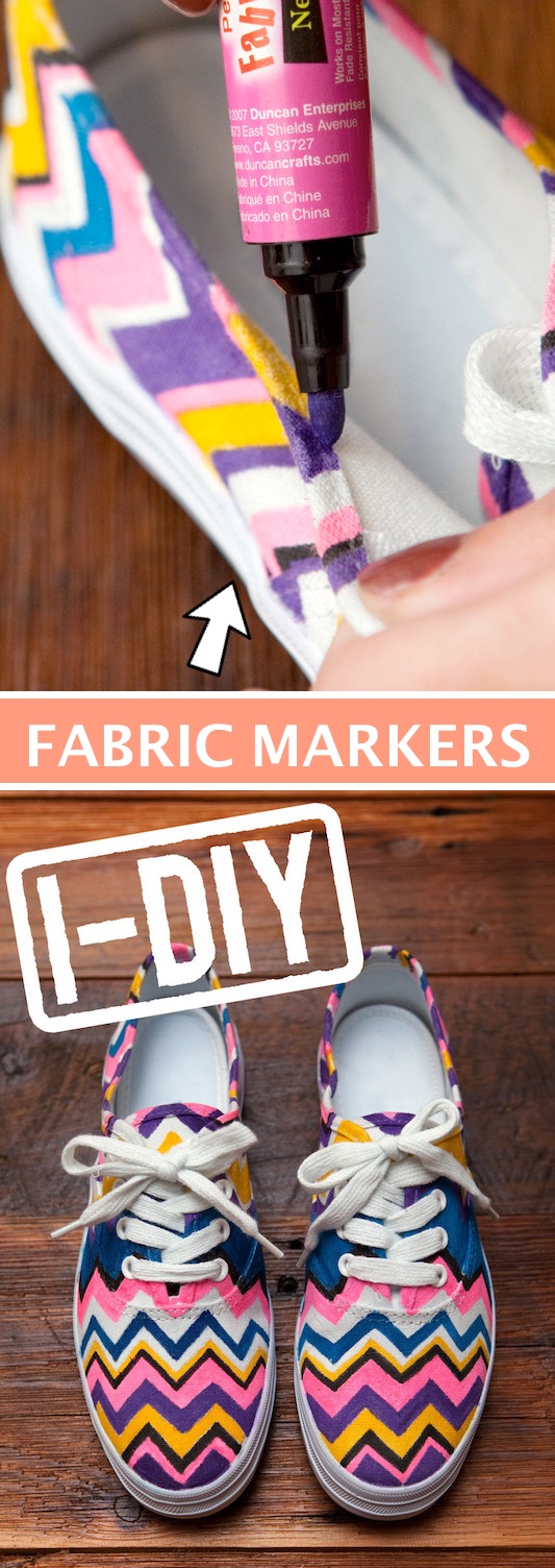 Fun with fabric markers! -- Easy DIY craft ideas for adults for the home, for fun, for gifts, to sell and more! Some of these would be perfect for Christmas or other holidays. A lot of awesome projects here! Listotic.com