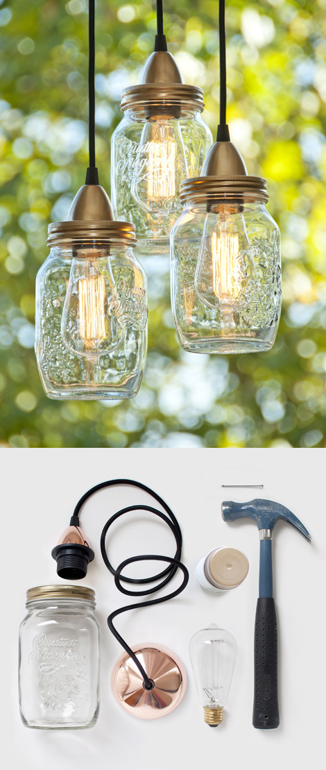 Turn mason jars into an awesome hanging light fixtures and lanterns! DIY mason jar crafts and ideas for Christmas, holidays, gifts, home decor and more! Kids and teens love these projects! Listotic.com