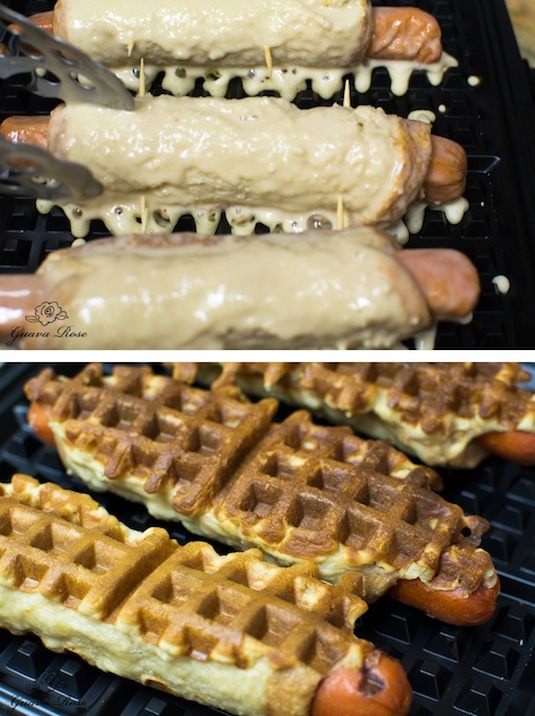 23 Things You Can Cook In A Waffle Iron | Waffle Iron Hot Dogs