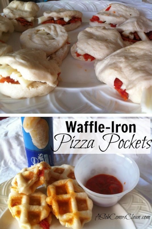 23 Things You Can Cook In A Waffle Iron | Waffle Iron Pizza Pockets