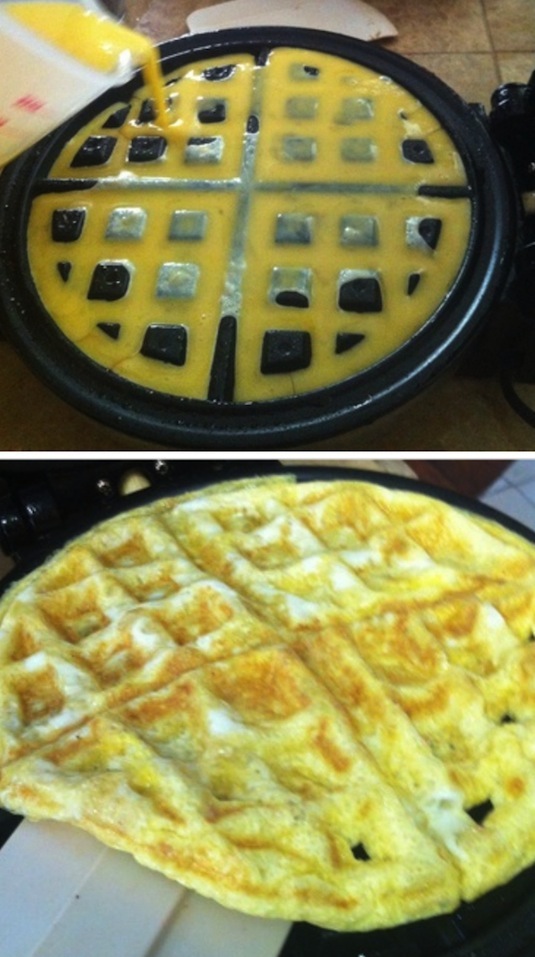23 Things You Can Cook In A Waffle Iron | Waffle Iron Scrambled Eggs