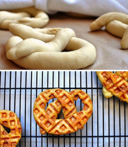 23 Things You Can Cook In A Waffle Iron | Waffle Iron Soft Pretzel