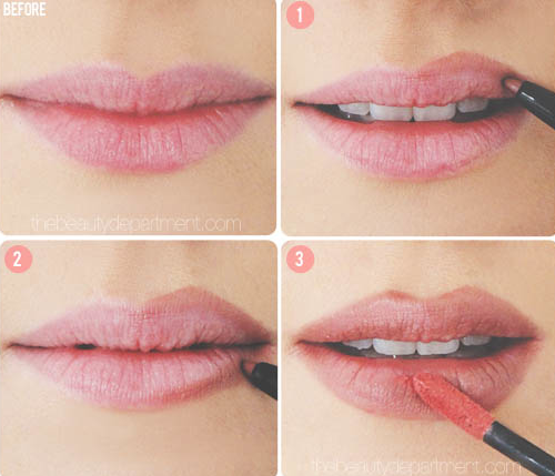 How to make your lips look larger. -- Makeup tips and tricks for beginners, teens and even experts! These beauty hacks and step-by-step tutorials are perfect for women of any age, older or younger. Easy ideas and life hacks every girl should know. :) Listotic.com 