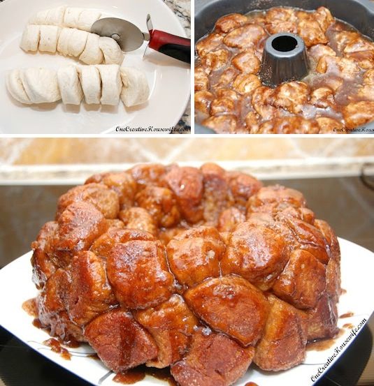 42 Mouthwatering Pull-Apart Recipes | Cinnamon Butter Monkey Bread