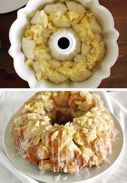 42 Mouthwatering Pull-Apart Recipes | Pina Colada Monkey Bread