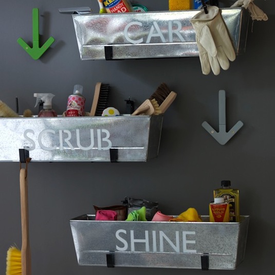 28 Brilliant Garage Organization Ideas | Metal Planter Storage