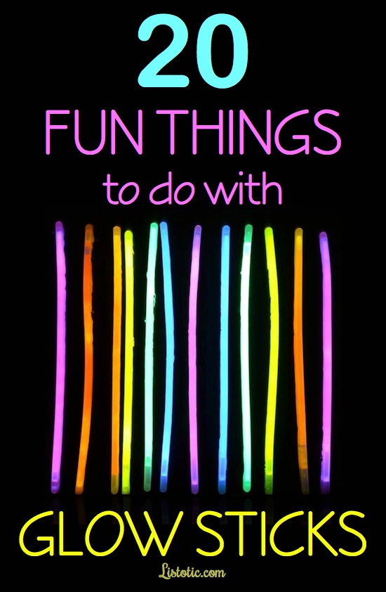 20 Cool Glow Stick Ideas For Kids and Parties (With Pictures)