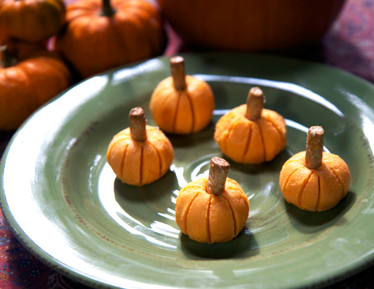 Cream cheese pumpkins easy dip recipe.