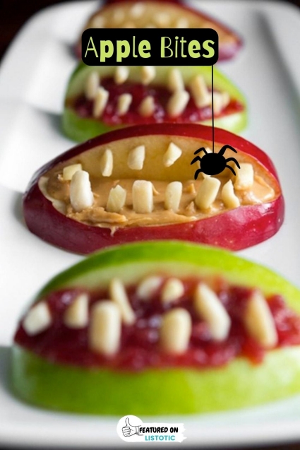 Healthy Halloween Snack Tray •