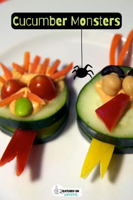 Healthy Halloween snacks.