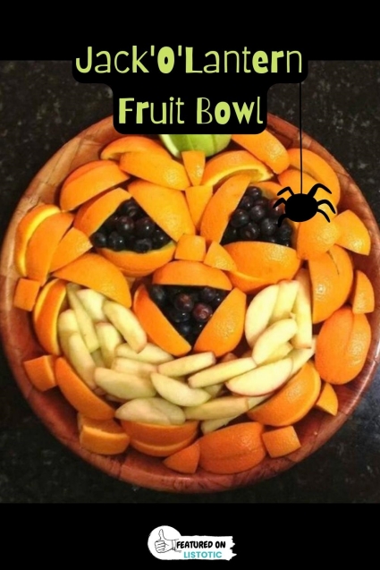 Healthy Halloween snacks.