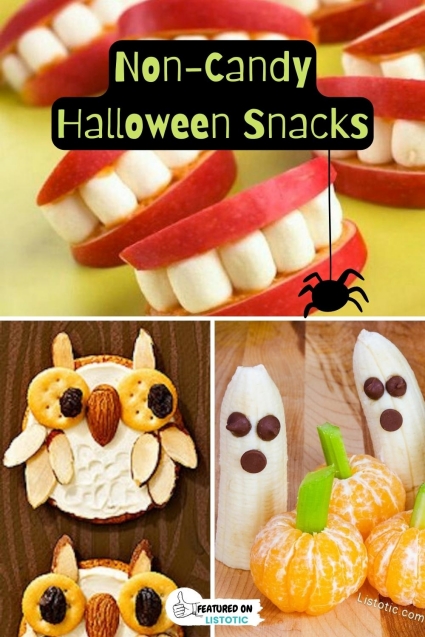 Healthy Halloween snacks.