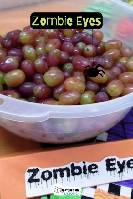 Healthy Halloween snacks.