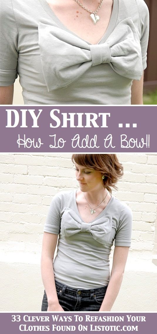 33 Clever Ways To Refashion Clothes (With Tutorials)