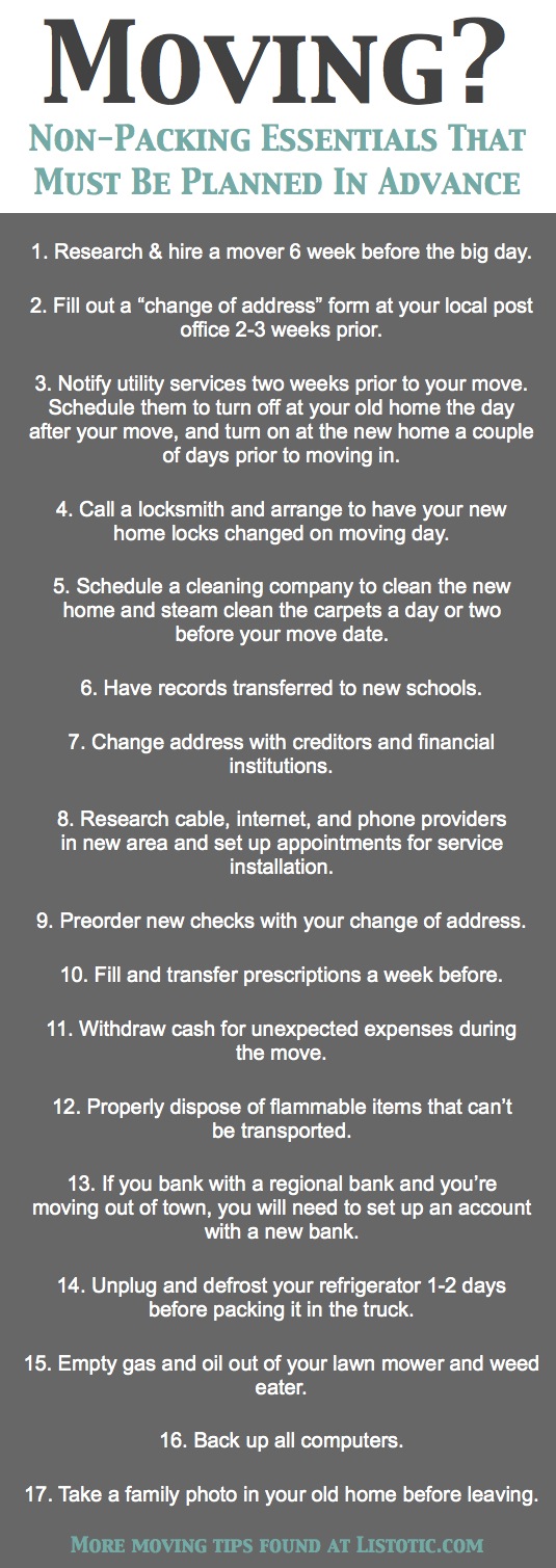 Tips & Checklist for Moving to a New Home - Akram's Ideas