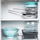 Stack pans with dividers for quick access and easy storage.