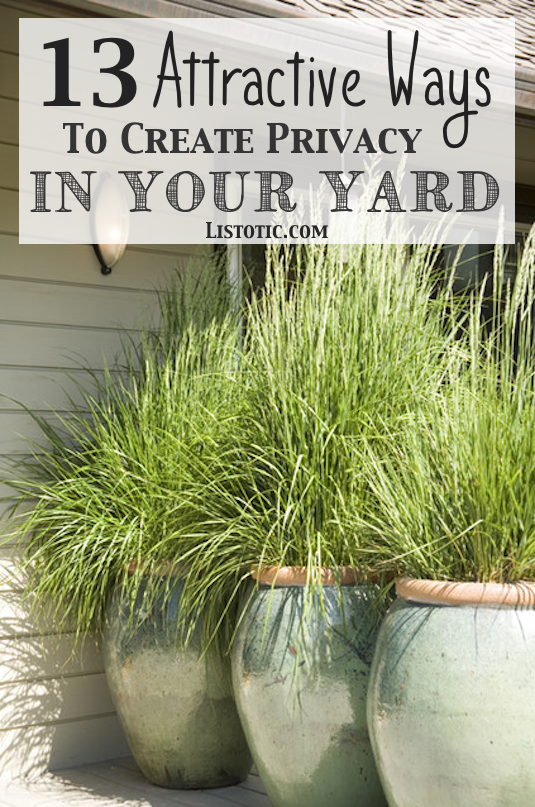 13 Attractive Ways To Add Privacy To Your Yard Deck With Pictures