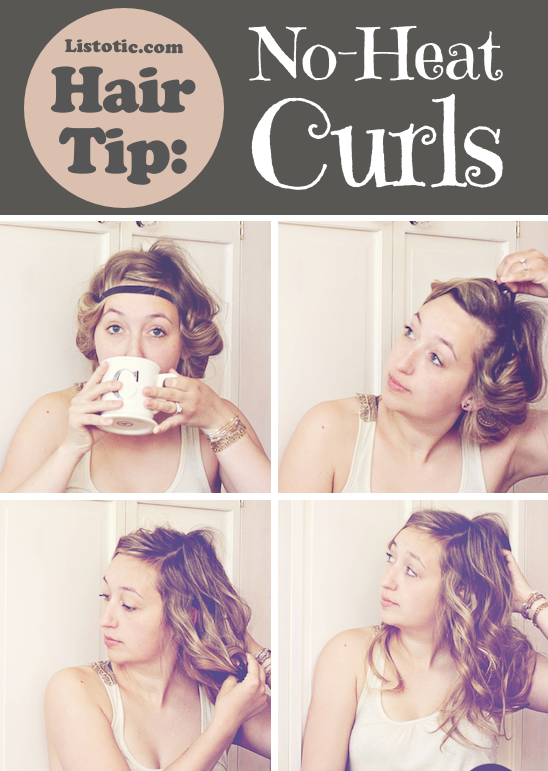 No Heat Curls hair tips and tricks