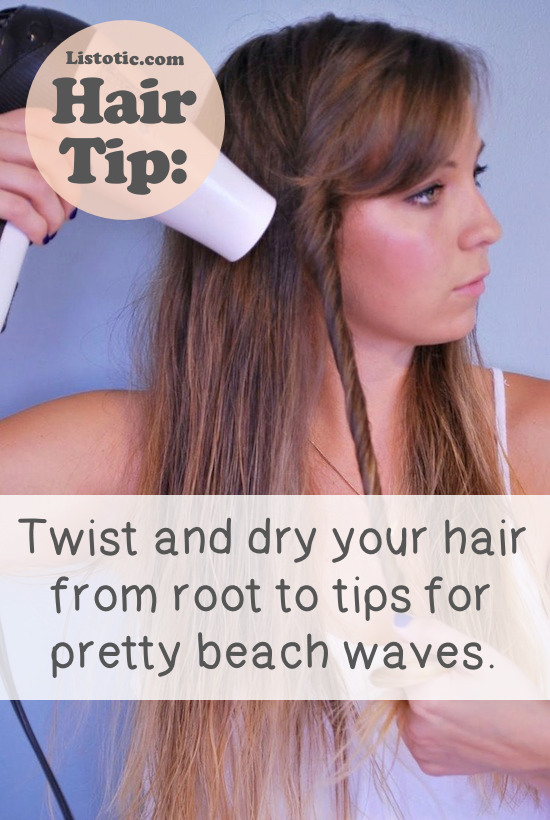 How to get natural beach waves 