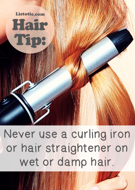 curling iron do's and don'ts