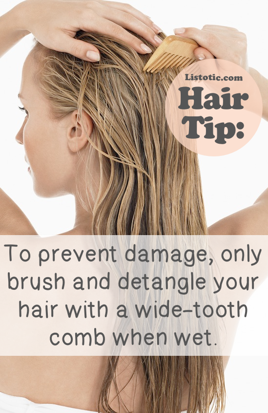 hair combing tips