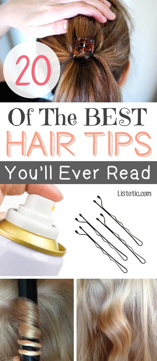 20 Of The Best Hair Tips and Tricks (With Pictures)