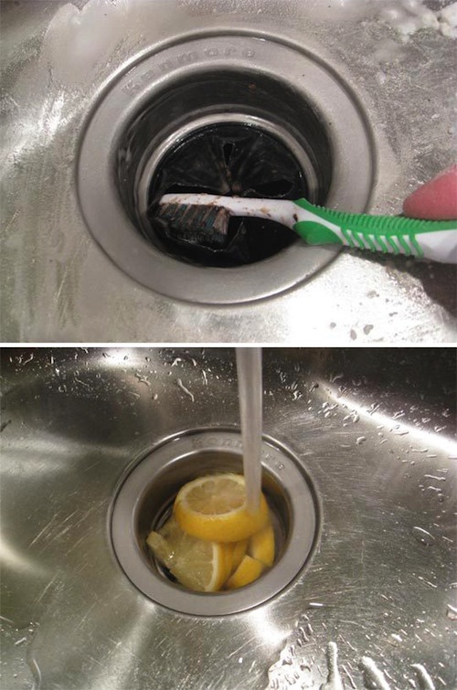 The best way to clean your kitchen sink -- DIY household cleaning tips, tricks and hacks for your home bathrooms, kitchens, bedrooms, floors, furniture and more! Perfect for a lazy girl like me. Listotic.com 