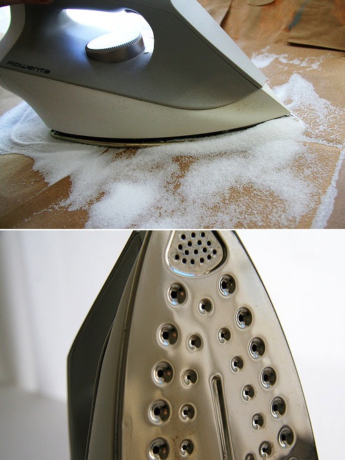 How to clean your iron -- DIY household cleaning tips, tricks and hacks for your home bathrooms, kitchens, bedrooms, floors, furniture and more! Perfect for a lazy girl like me. Listotic.com 