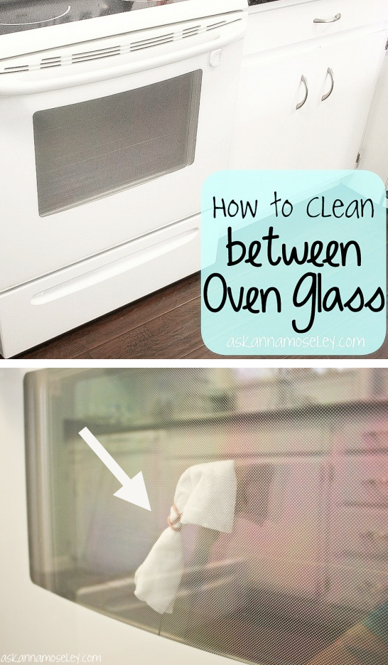 How to clean between oven glass the easy way -- DIY household cleaning tips, tricks and hacks for your home bathrooms, kitchens, bedrooms, floors, furniture and more! Perfect for a lazy girl like me. Listotic.com 