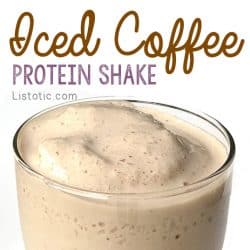 Iced Coffee Recipe with Protein to lose weight -- 115 Calories per serving!