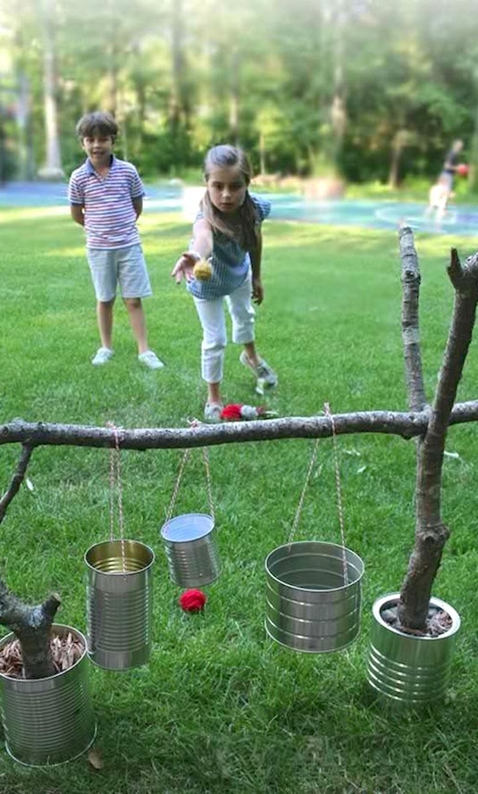 32 Of The Best DIY Backyard Games You Will Ever Play -- Super easy and cheap to make! This game is challenging even for adults.