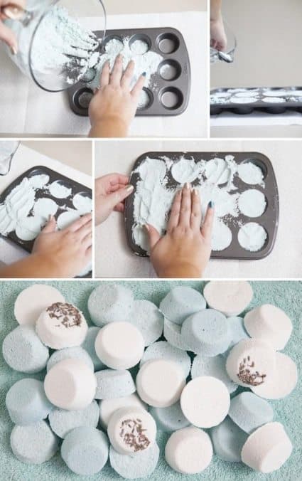 DIY bath bombs