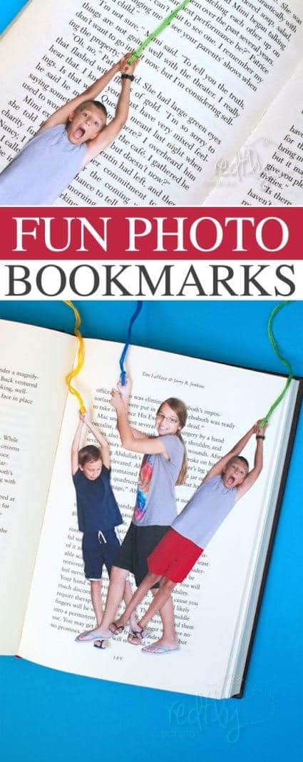 photo bookmark diy gift idea