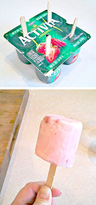#14. Make your own yogurt pops! ~ 36 Kitchen Tips and Tricks That Nobody Told You About
