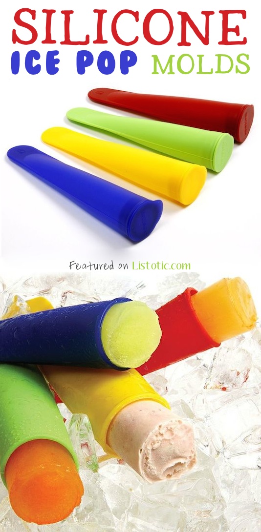 21 GENIUS Silicone Inventions -- Make your own ice pops with juice, milk, or any other liquid! 