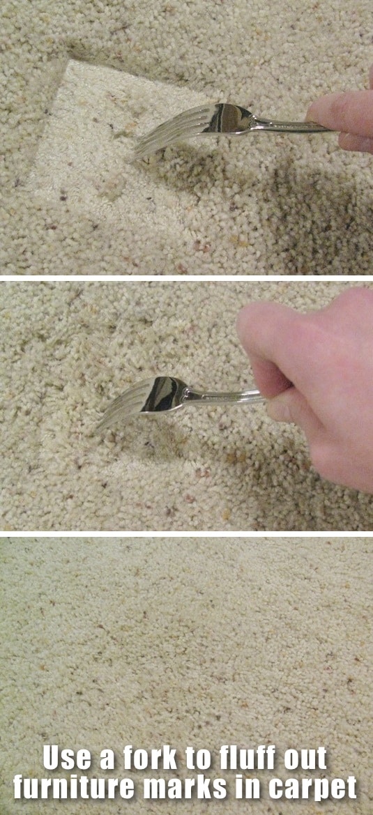 How to get rid of furniture marks in carpet fast -- Clever DIY life hacks every girl should know! For organization, crafts, ideas, beauty, school, home or just little tips and tricks that will make your life easier. Listotic.com 