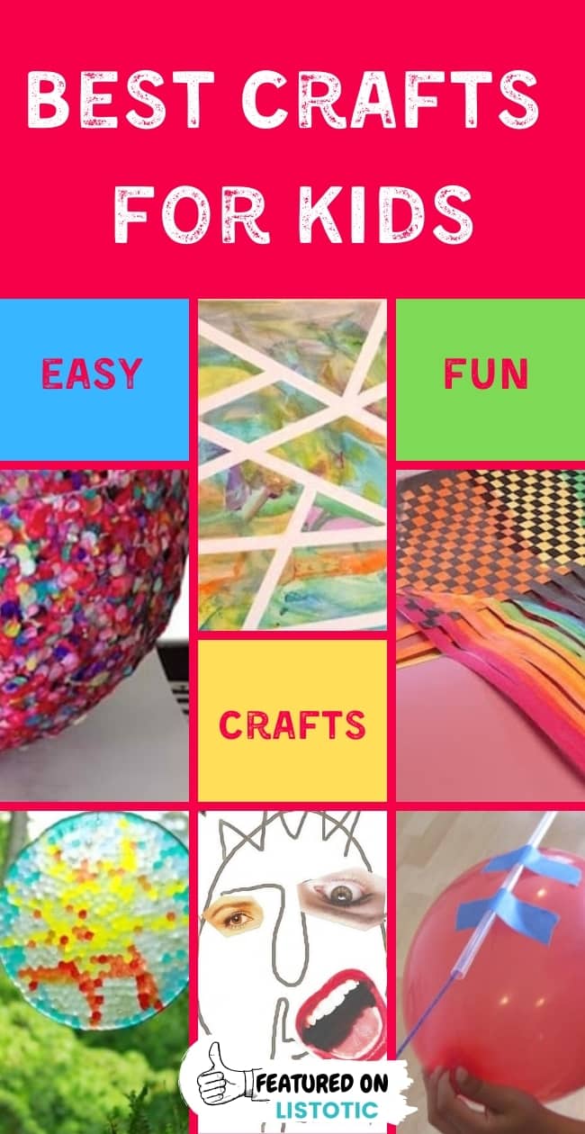 29 Of The BEST Crafts For Kids To Make (projects for boys & girls!)
