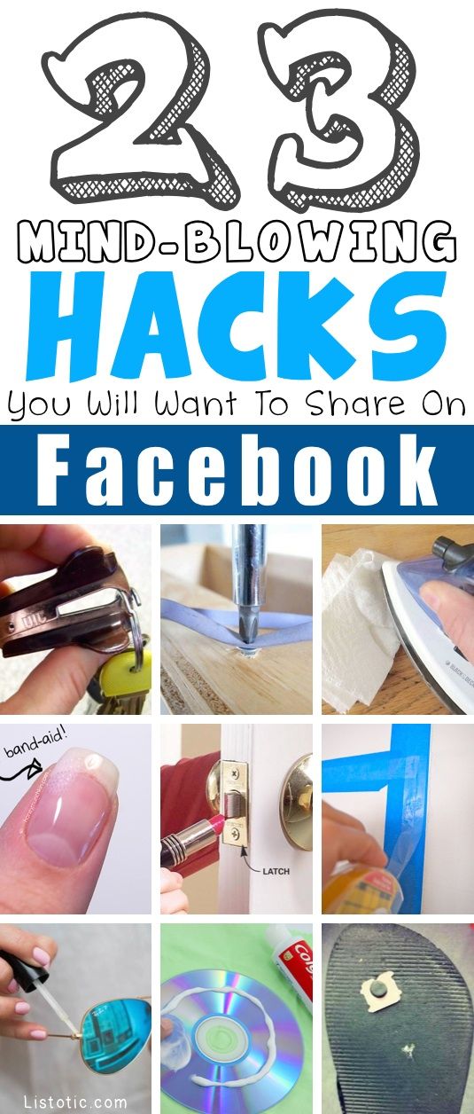 Clever DIY life hacks every girl should know! For organization, crafts, ideas, beauty, school, home or just little tips and tricks that will make your life easier. Listotic.com 