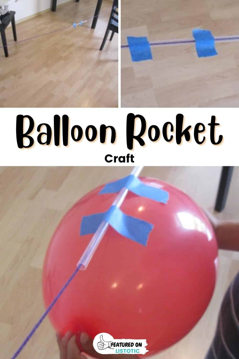 Balloon rocket.