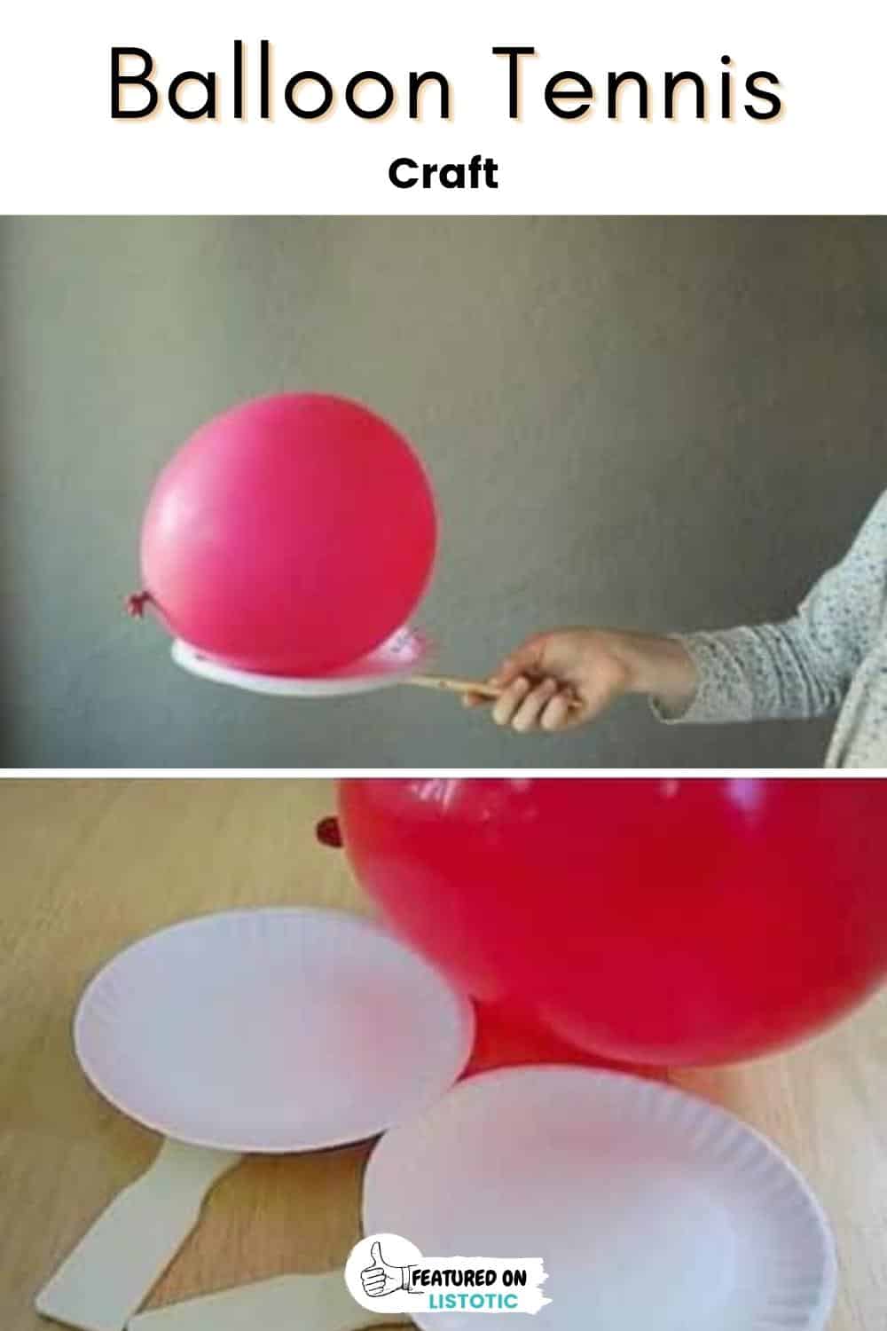 Balloon tennis.