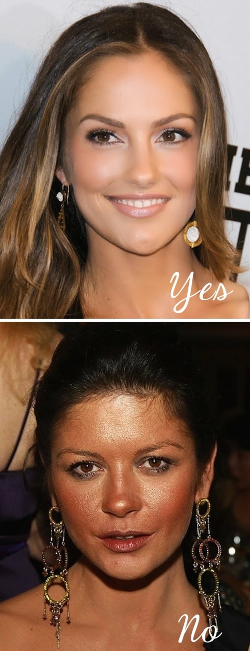#7. Wearing bronzer all over | 20 Beauty Mistakes You Didn't Know You Were Making