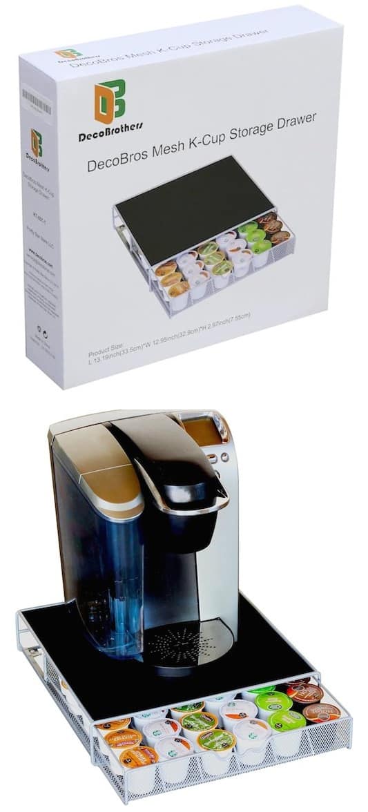 #34. K Cup Storage Drawer -- 55 Genius Storage Inventions That Will Simplify Your Life