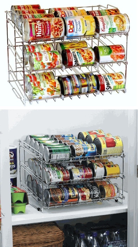 #48. Stackable Can Organizer -- 55 Genius Storage Inventions That Will Simplify Your Life 
