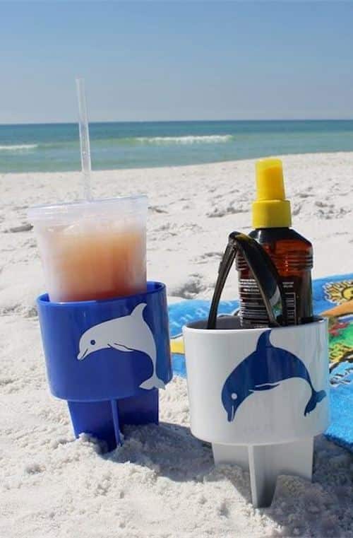 #5. Beach Drink Holder -- 17 Awesome Products That Will Make This Your Best Summer Ever