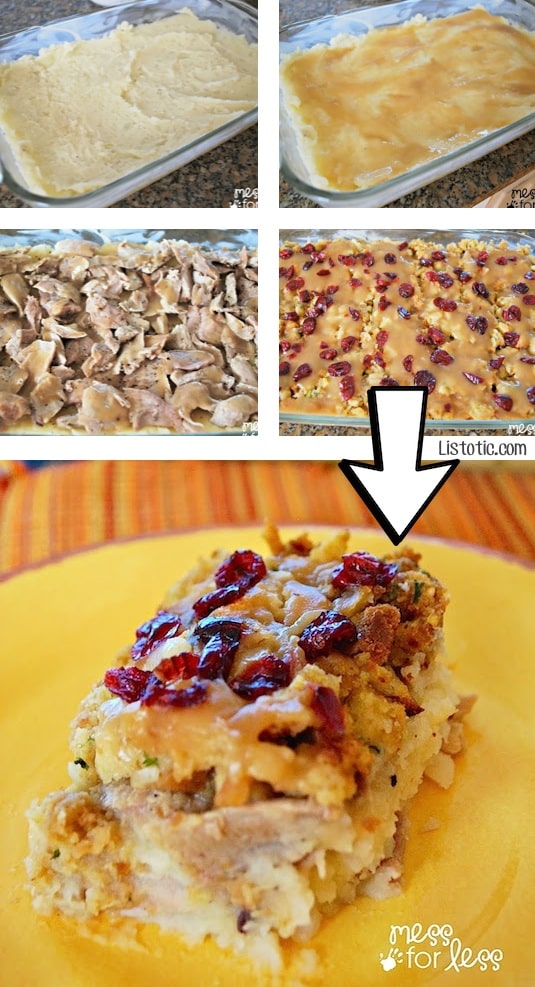 #14. Turn Thanksgiving leftovers into a yummy casserole! | 24 Creative Ways To Use Leftovers