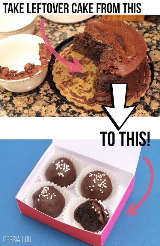 #17. Use leftover cake to make easy cake balls! | 24 Creative Ways To Use Leftovers