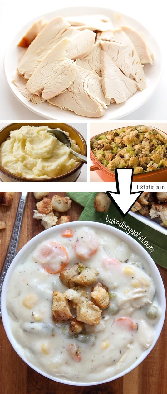 #18. Turn leftover Thanksgiving dinner into a slow-cooker chowder! | 24 Creative Ways To Use Leftovers