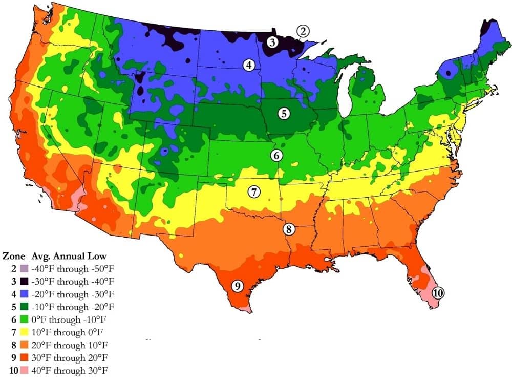 planting zone map calendar when to plant vegetable garden