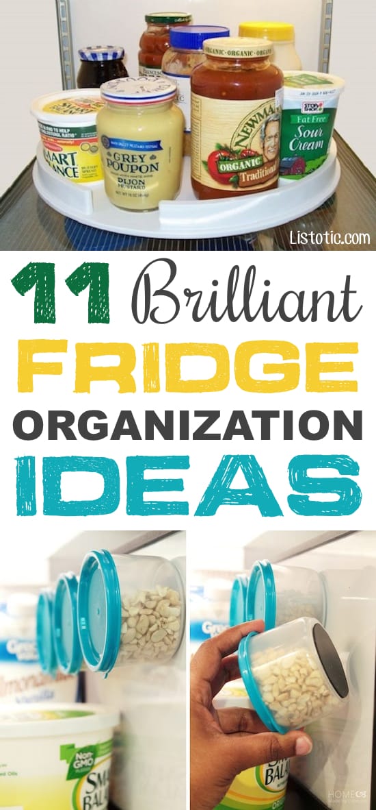 11 Brilliant Fridge Organization Ideas for your fridge and freezer!